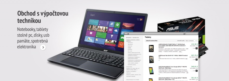 Predaj počítačov a komponentov